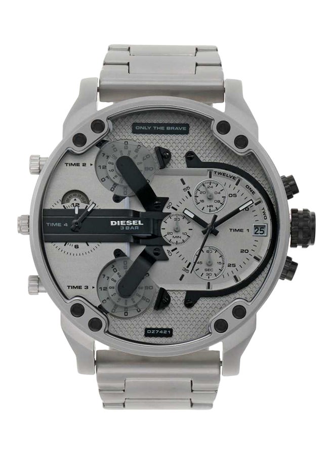 Men's Stainless Steel Chronograph Wrist Watch DZ7421