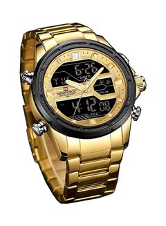 NAVIFORCE Men's Stainless Steel Strap Analog Wrist Watch NF9138S G/G  - Image 3