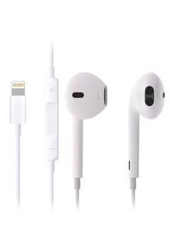 In-Ear Lightning Earphones With Mic White
