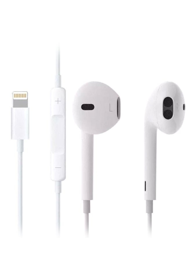 devia - In-Ear Lightning Earphones With Mic White - Image 1