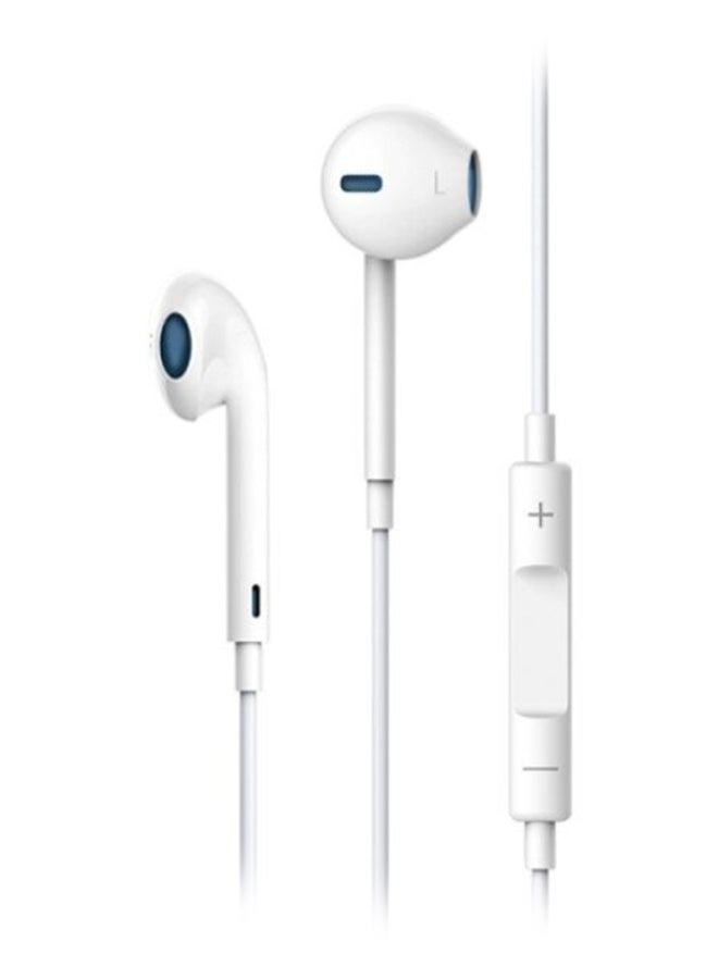 devia - Wired In-Ear Earphones With Mic White - Image 1