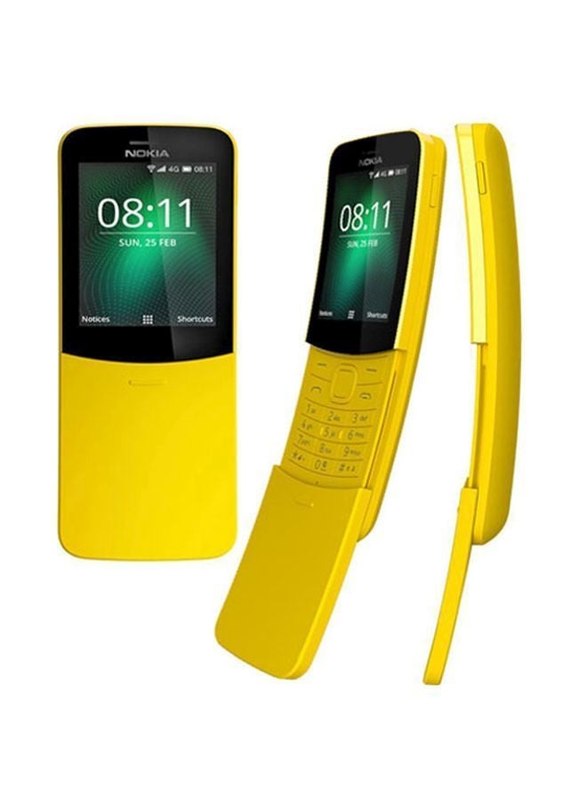 NOKIA - 8110 Dual SIM Yellow 512MB RAM 4 GB 4G LTE - Image 1