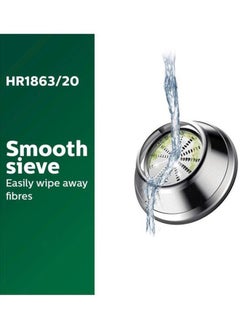 فيليبس عصارة فيفا كوليكشن 800 ml 700 W HR1863/05 أسود  - Image 2