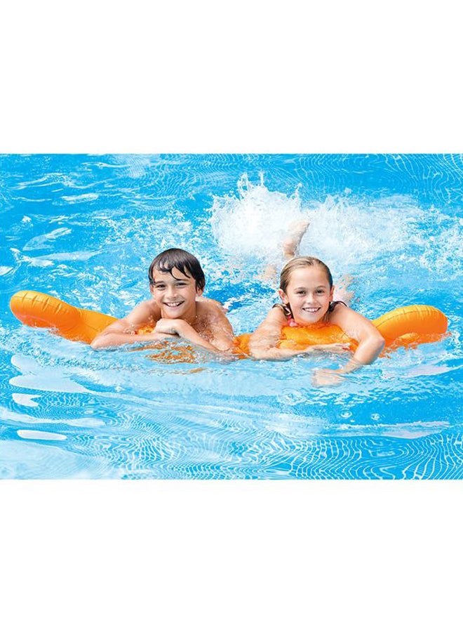 INTEX Lightweight Vinyl Water-weighted Base Island Inflatable Pool Float With Slide 279x173x122cm - Image 5