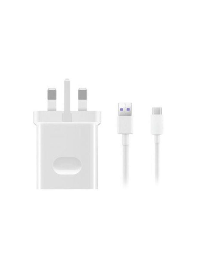 هواوي شاحن جداري Type C USB أبيض  - Image 1