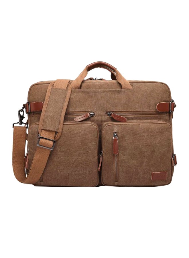 CoolBELL Convertible Bag For 17.3-Inch Laptop Brown  - Image 1