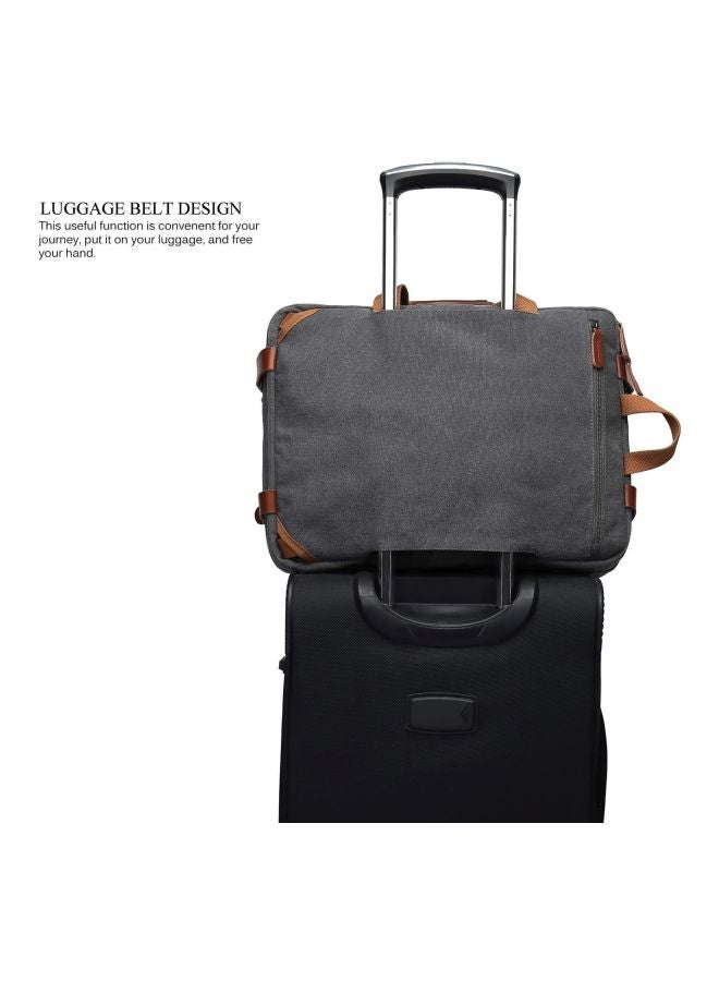 CoolBELL Convertible Bag For 15.6-Inch Laptop Grey - Image 2