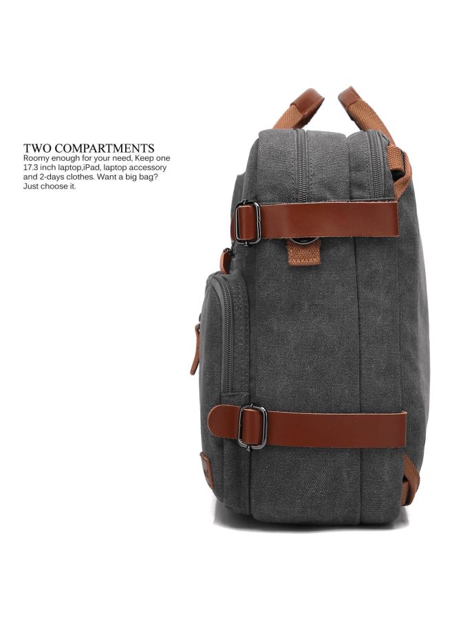 CoolBELL Convertible Bag For 15.6-Inch Laptop Grey - Image 3