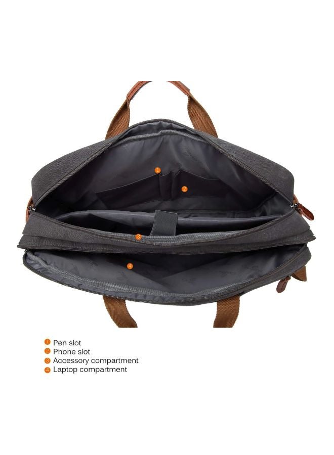 CoolBELL Convertible Bag For 15.6-Inch Laptop Grey - Image 5