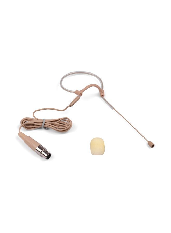 3-Pin Ear-Hook Condenser Microphone For Wireless Bodypack Transmitter 1D5930-2 Pink - Image 2