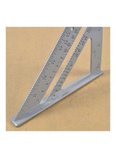 Generic Aluminum Alloy Protractor Grey 20x3x20cm  - Image 4