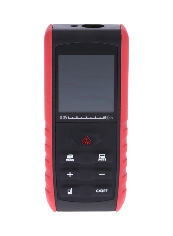 Handheld Digital Laser Distance Meter Black/Red 11.5x5x2.5cm  - Image 2