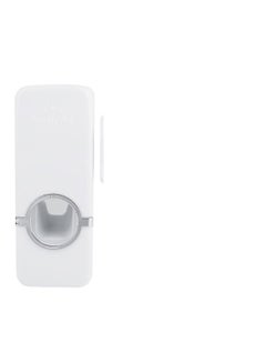 Generic Automatic Toothpaste Dispenser And Toothbrush Holder Set White  - Image 3