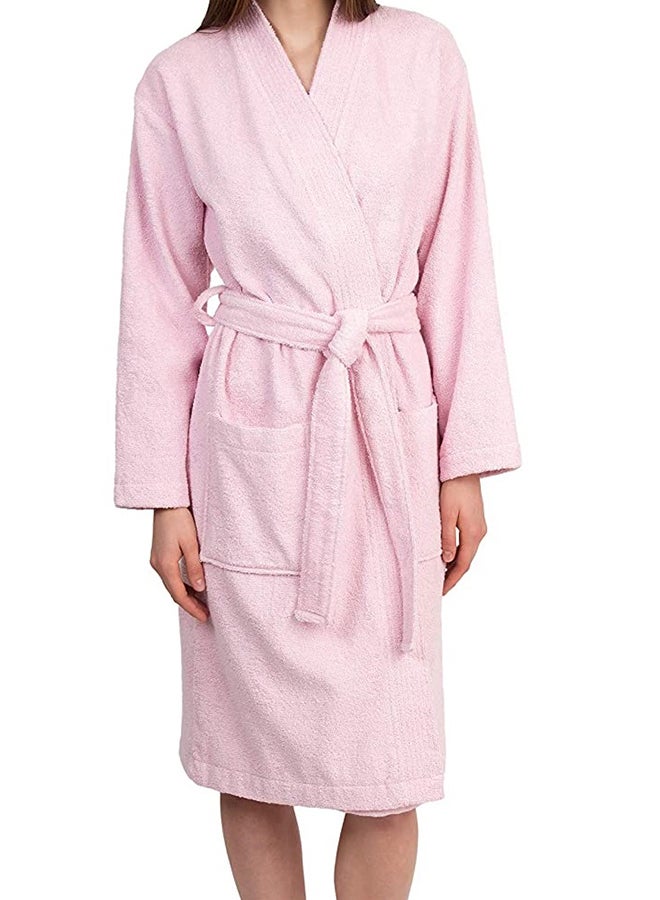 REVE Kimono Style Bathrope Pink 35x28x7cm - Image 1