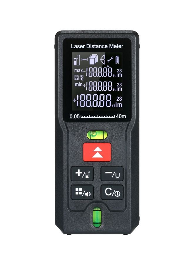 Generic LCD Handheld Digital Laser Rangefinder Black 16.8x4.3x11.5cm  - Image 1