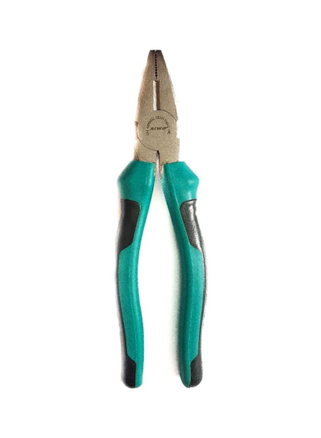 Combination Pliers Green/Black/Silver 8inch  - Image 2