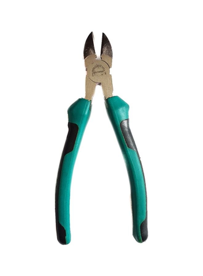 Cutting Pliers Green/Black/Silver 8inch 