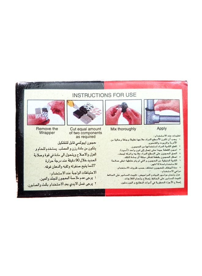 M-Seal Epoxy Compound Filler Red/Black 50grams  - Image 2