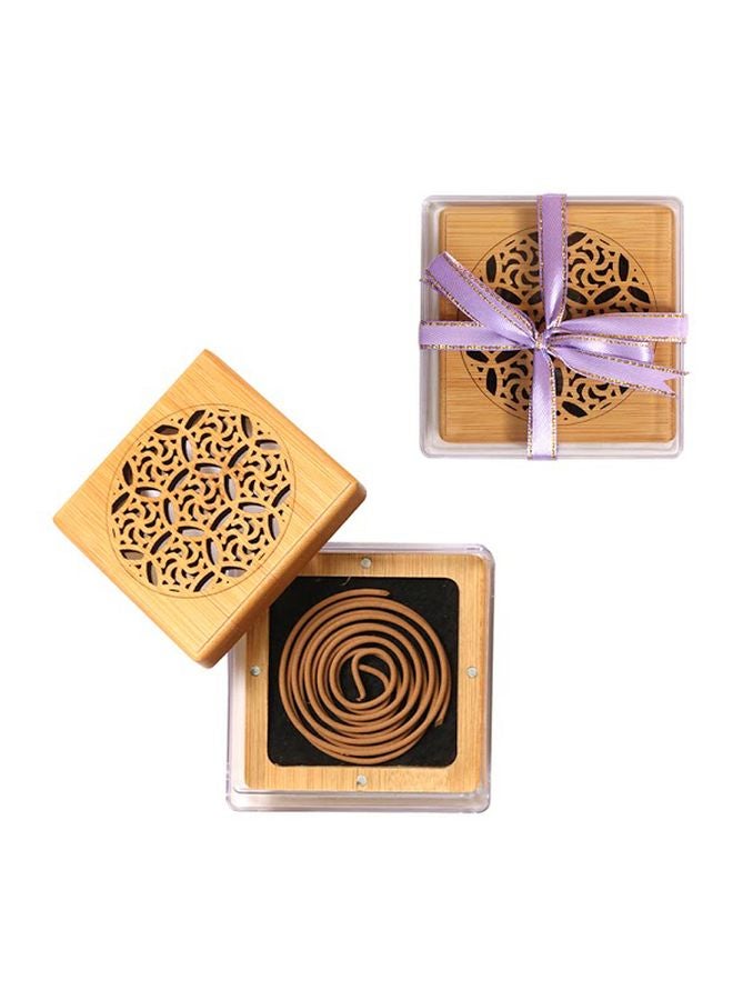 BAKHOOR AL BOSIDIN Oud Incense Gift Set wWith Incense Burner And Incense Sticks Brown - Image 1