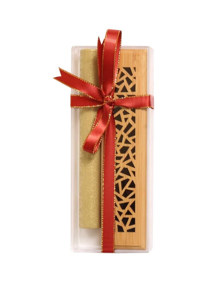 BAKHOOR AL BOSIDIN - Incense Burner Gift Box With Incense Sticks Brown 10.5centimeter - Image 1