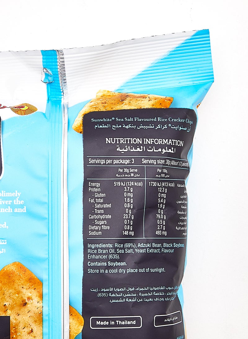 Rice Cracker Chips Sea Salt 90grams