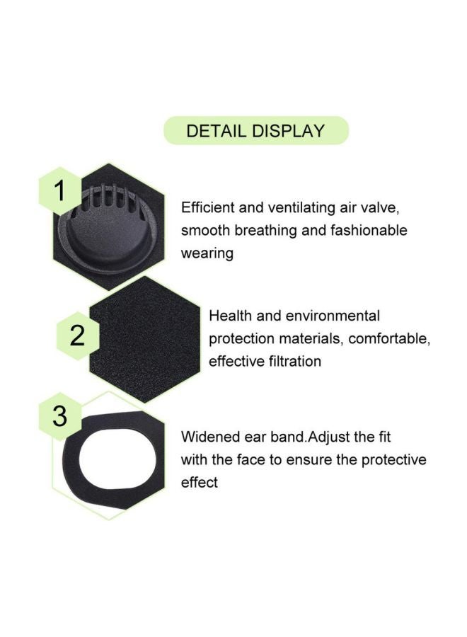 10-Piece Extra-Wide Ear Straps PM2.5 Mask - Image 4
