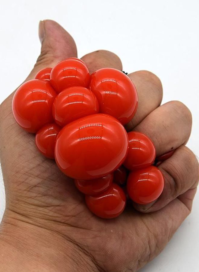 4-Piece Anti-Stress Squishy Mesh Ball Set cm - Image 3