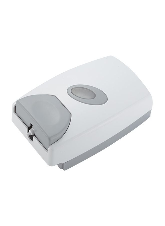 Generic - Wall Mounted Soap Dispenser White/Grey 9.44x3.54x5.11inch - Image 1