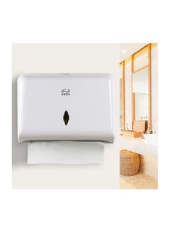 Generic Wall Mounted Paper Towel Dispenser White 10.7x8.07x8.07inch  - Image 4