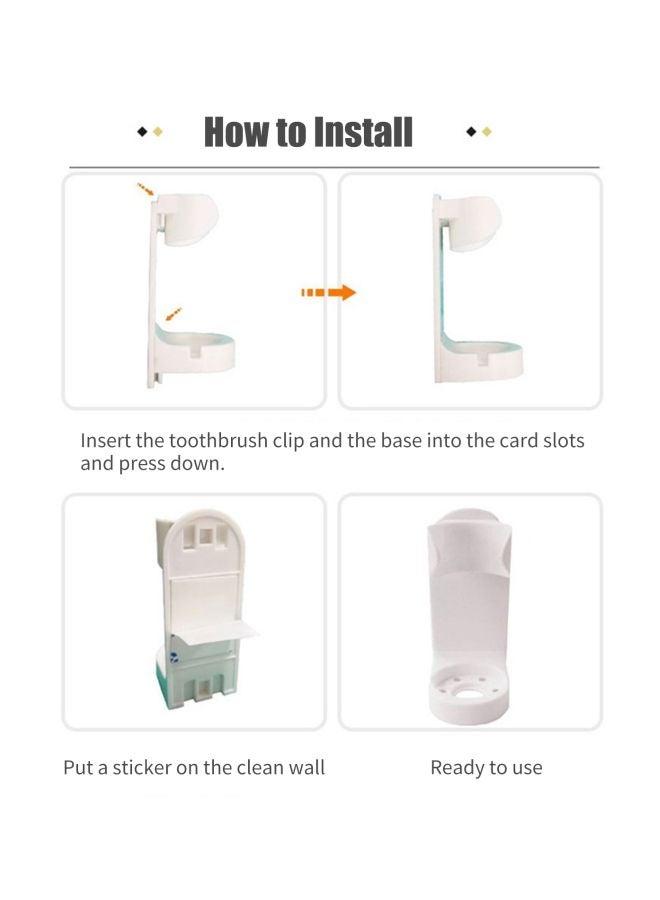 Generic Electric Toothbrush Holder White 9.8x4x6centimeter  - Image 3
