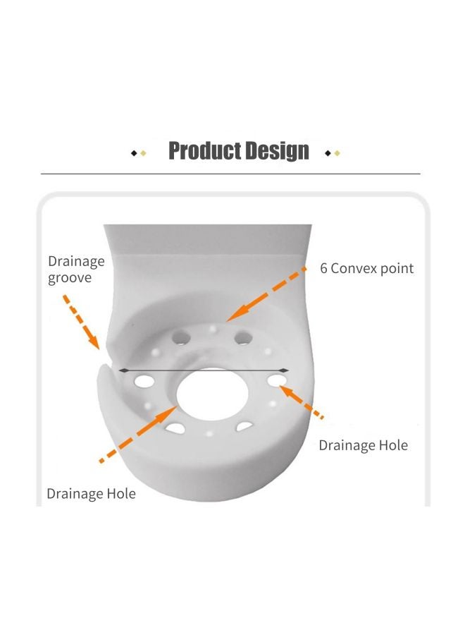 Generic Electric Toothbrush Holder White 9.8x4x6centimeter  - Image 2
