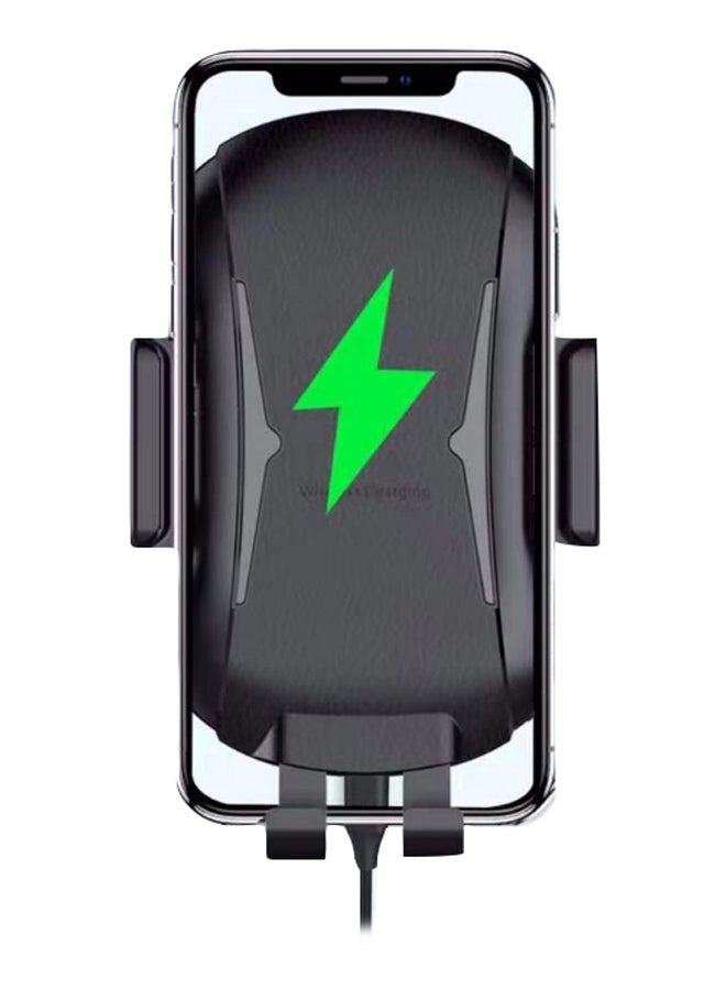 Wireless Touch Sensor Car Charger Black/Green