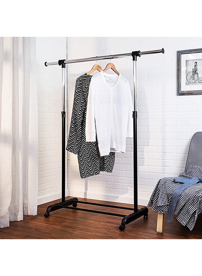 Honey Can Do - Movable Garment Rack Multicolour 4.9x35x3.2inch - Image 1