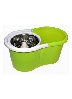 Home Concept 360 Degree Rotating Mop Stick With Bucket Green 50x30x30cm  - Image 2