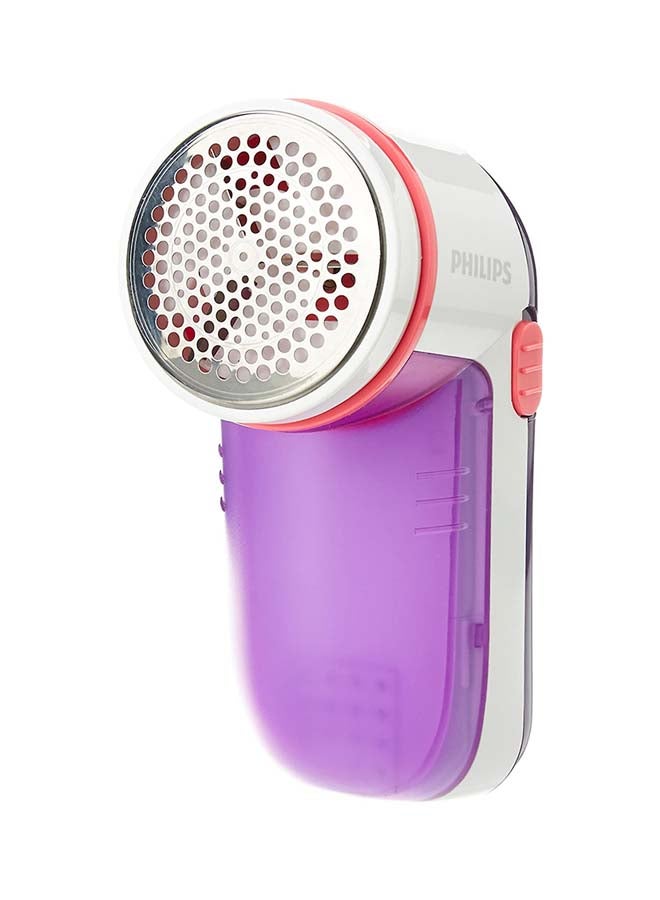 Philips Battery Operated Fabric Pills Shaver Purple/White 10.2x8.4x17.3centimeter - Image 1
