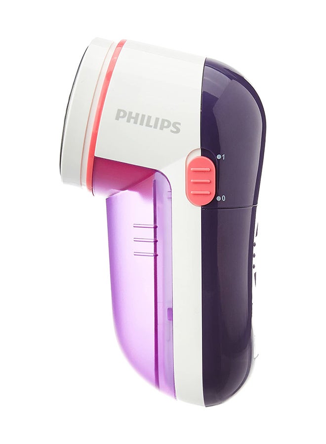 Philips Battery Operated Fabric Pills Shaver Purple/White 10.2x8.4x17.3centimeter - Image 2