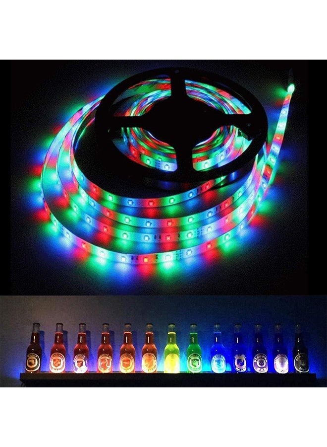 إيهوم شريط إضاءة LED مرن بألوان RGB مع جهاز تحكم عن بعد متعدد الألوان 10متر  - Image 3