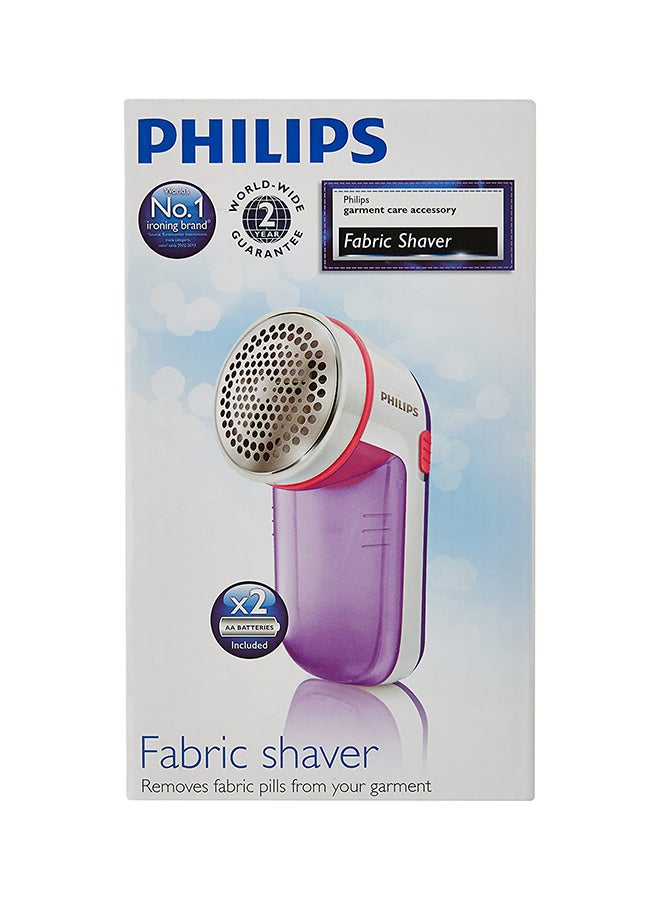 Philips Battery Operated Fabric Pills Shaver Purple/White 10.2x8.4x17.3centimeter - Image 4