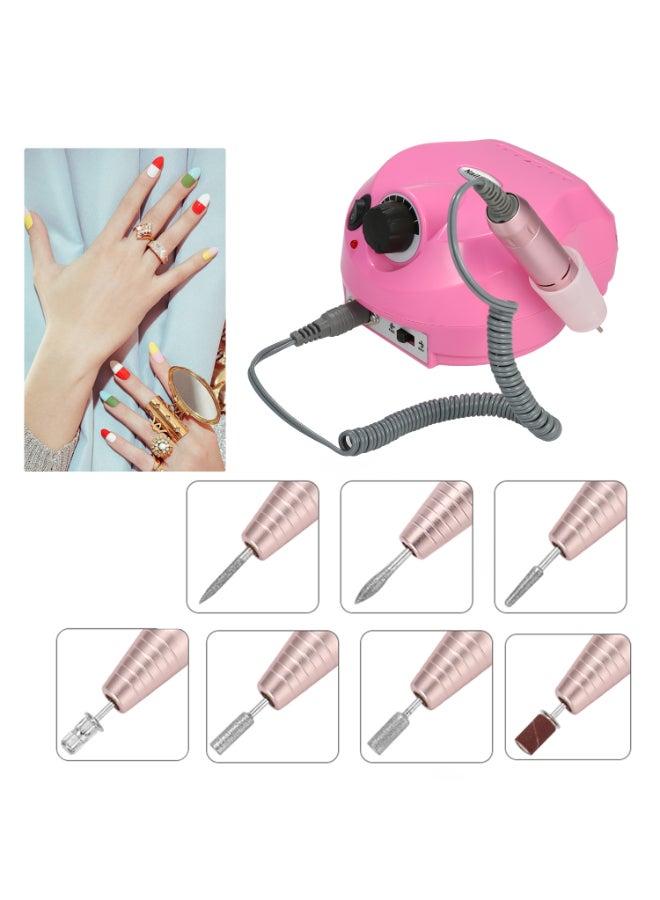Generic Professional Electric Nail Drill Machine Kit Pink  - Image 2