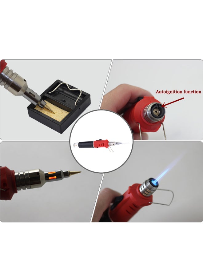 Professional Butane Gas Soldering Iron Set Black/Red - Image 2
