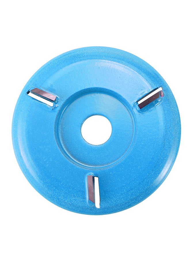 Three Teeth Woodworking Turbo Carving Disc Milling Cutter Blue - Image 1