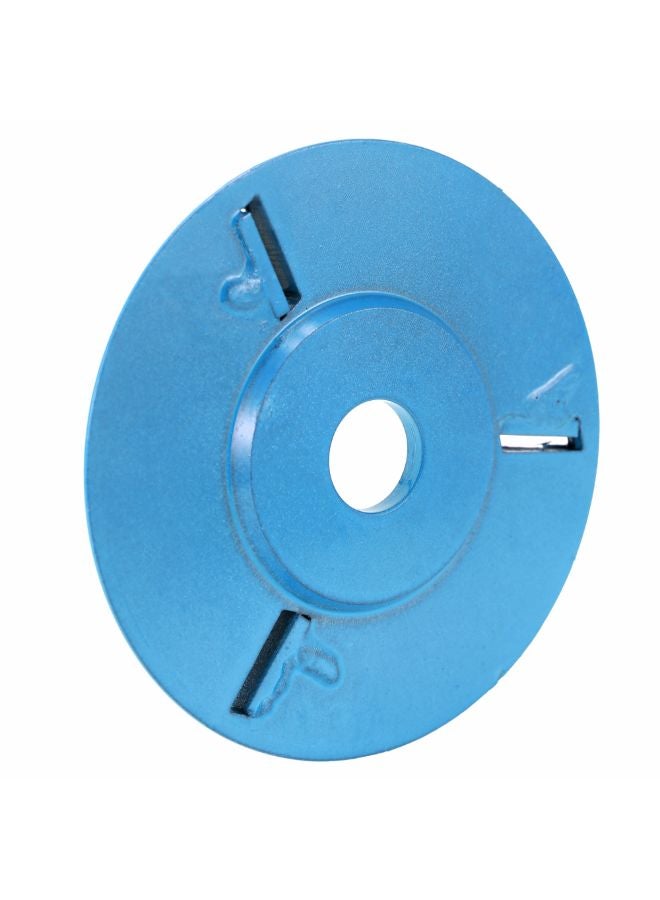 Three Teeth Woodworking Turbo Carving Disc Milling Cutter Blue - Image 3