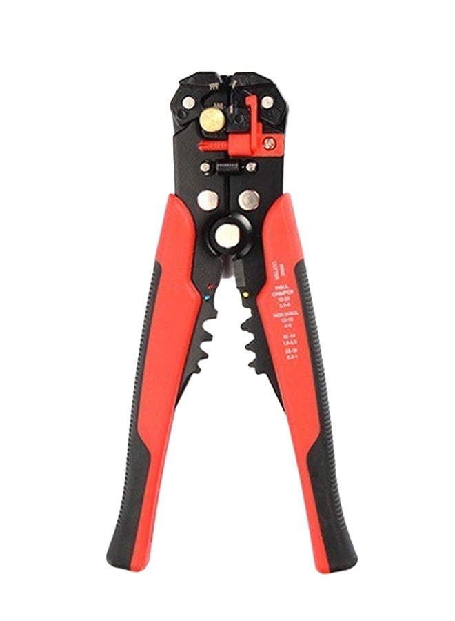 Generic 5-In-1 Multifunctional Wire Cable Stripper Crimping Plier With Guide Ruler Orange/Black  - Image 1