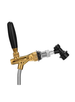 Chrome Plating Beer Tap Stopsock With Ball Lock Gold/Silver/Black