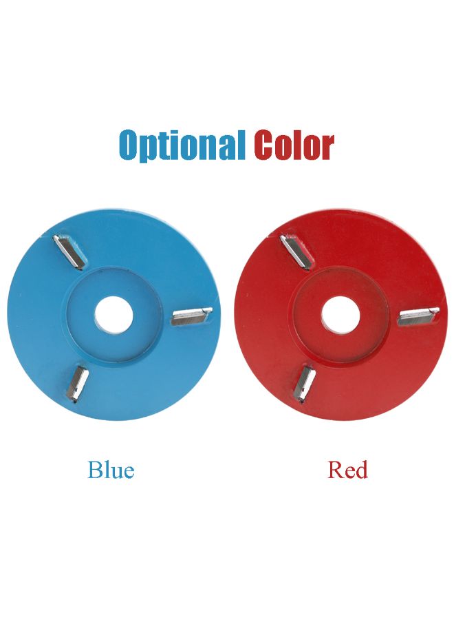 Three Teeth Woodworking Turbo Plane Carving Disc Red  - Image 3