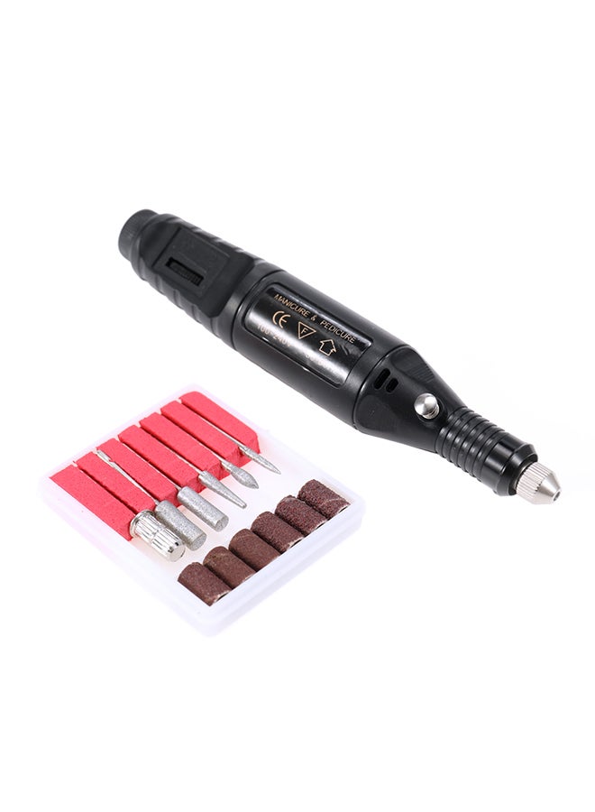 Mini Electric Grinder Drill Tool Kit Black 24cm  - Image 1