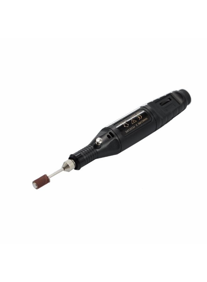 Mini Electric Grinder Drill Tool Kit Black 24cm  - Image 4