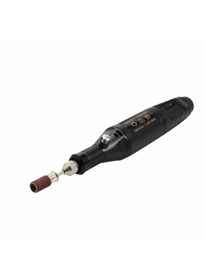 Mini Electric Grinder Drill Tool Kit Black 24cm  - Image 2