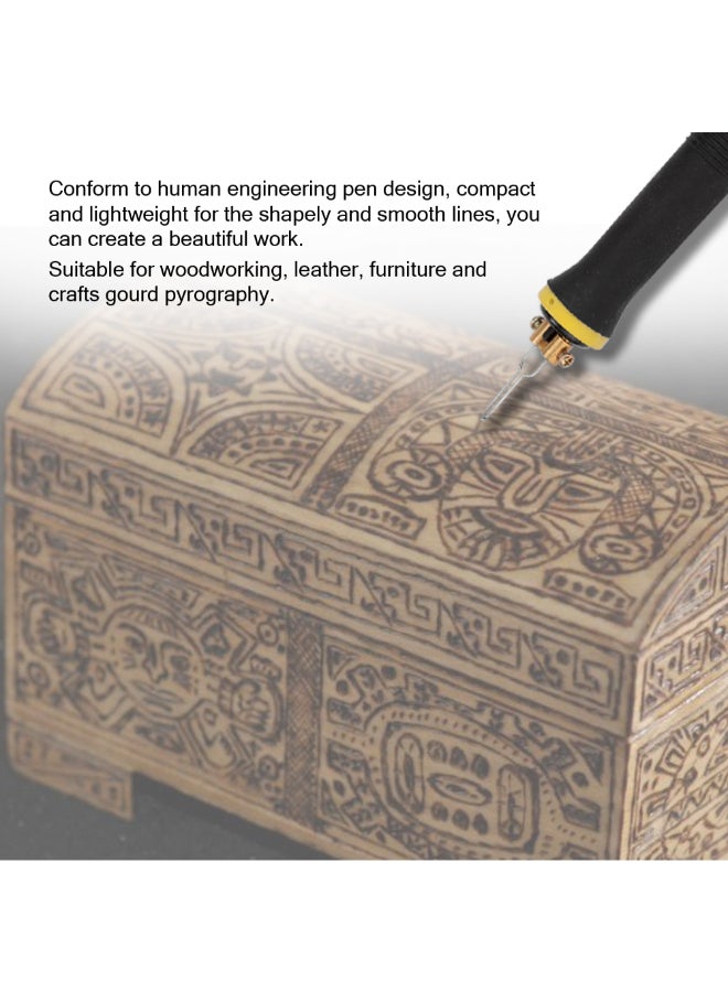 Multi-Functional Electric Pyrography Machine Set Black  - Image 3