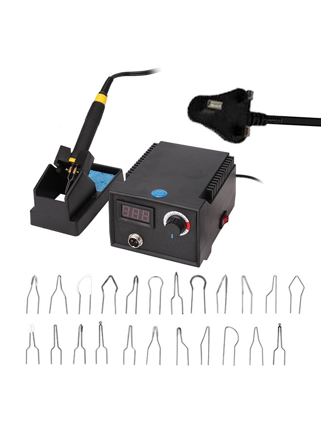 Multi-Functional Electric Pyrography Machine Set Black